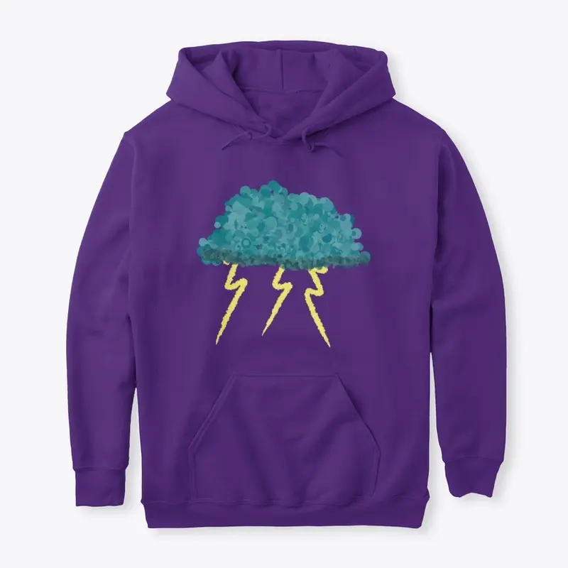 Soft Lightning Cloud hoodie